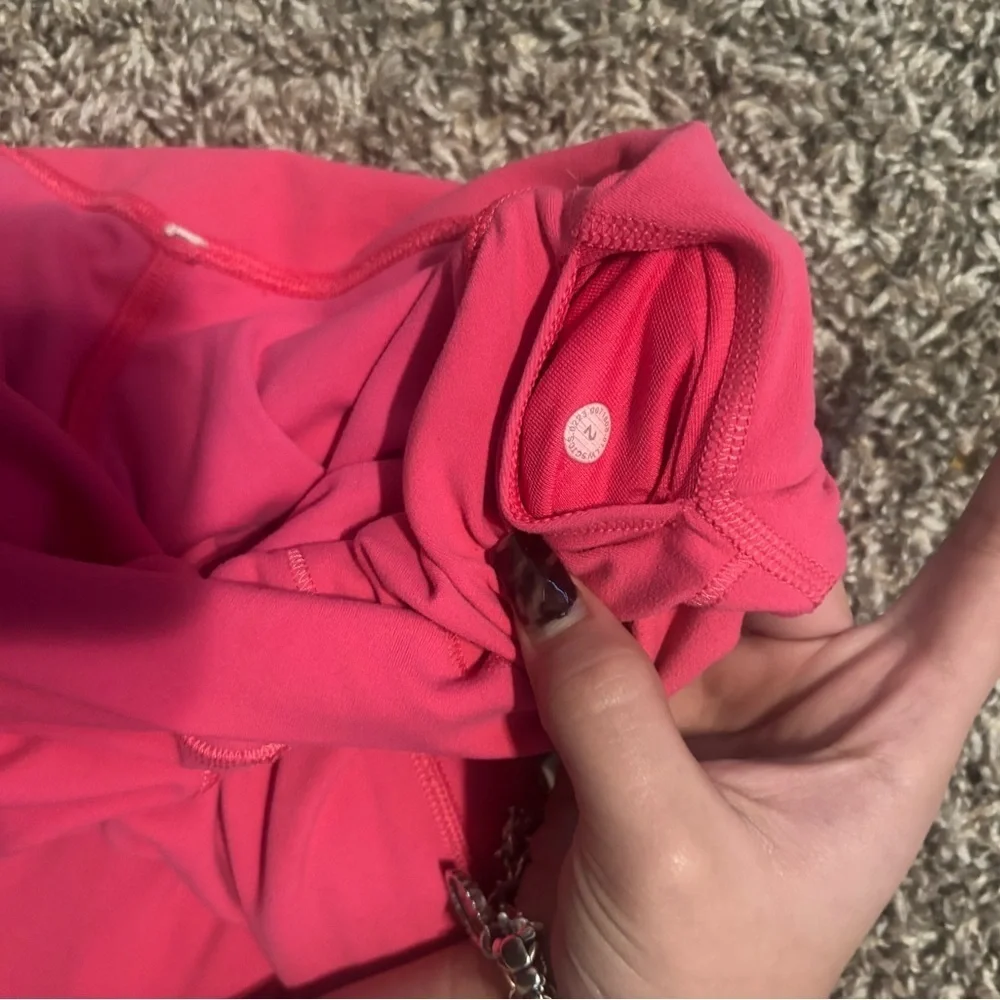 Lululemon Athletica Vibrant Pink Leggings